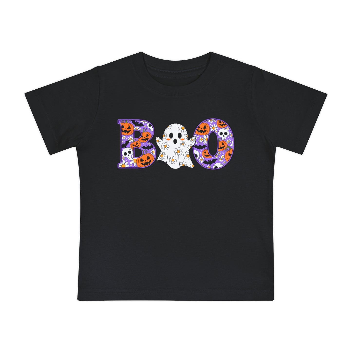 Cute Floral Boo w/Ghost Infant T-Shirt