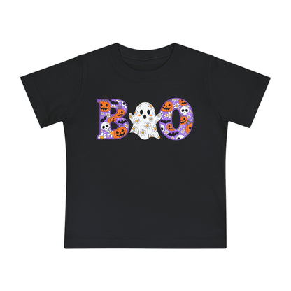 Cute Floral Boo w/Ghost Infant T-Shirt