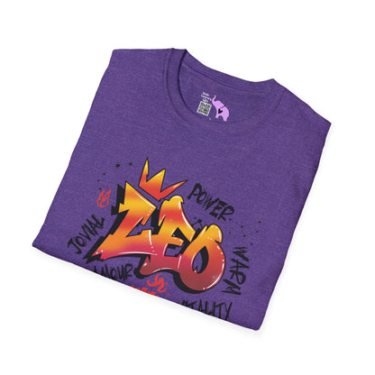 Leo Street Art Adult T-shirt