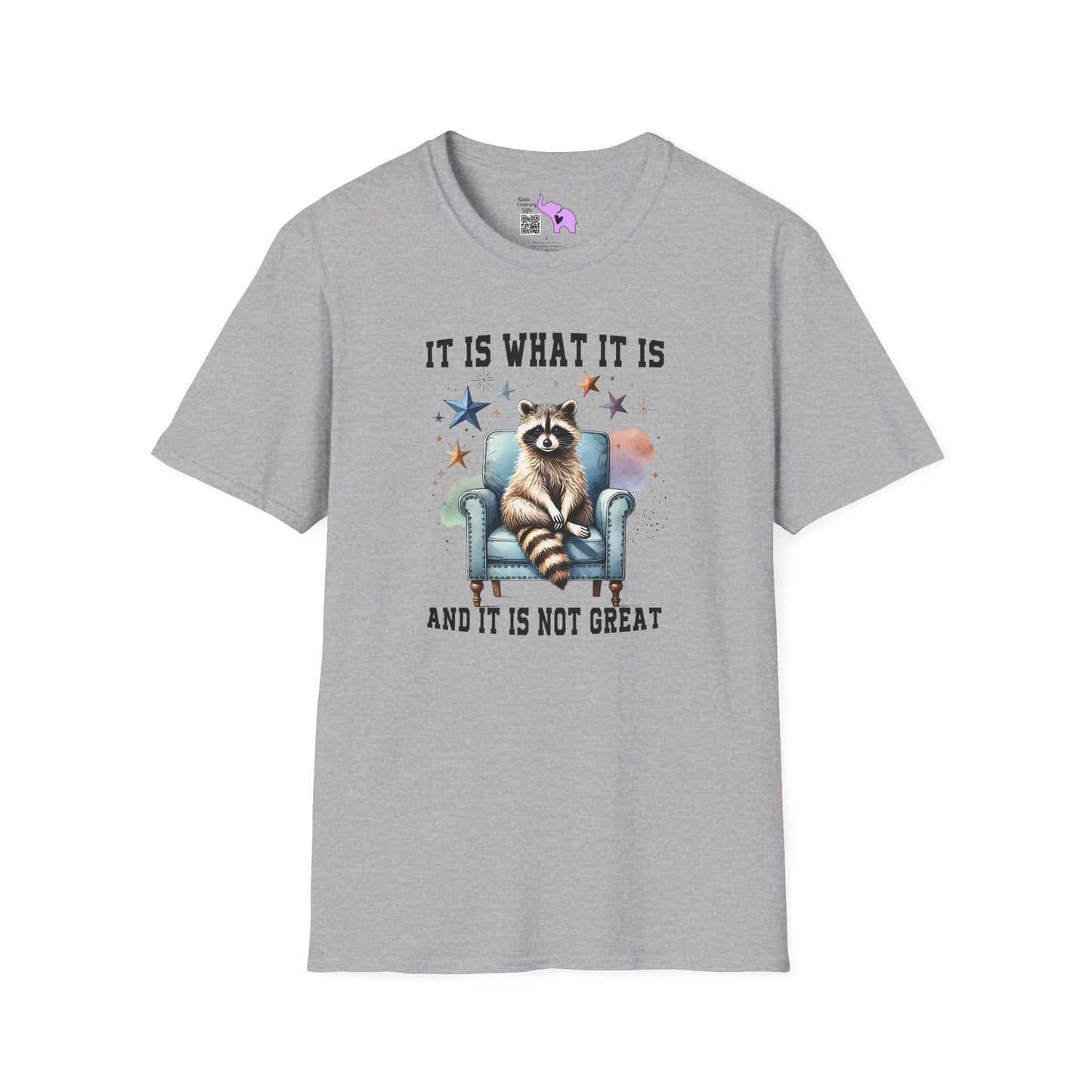 It Is What It Is And It's Not Great Racoon (2) T-shirt