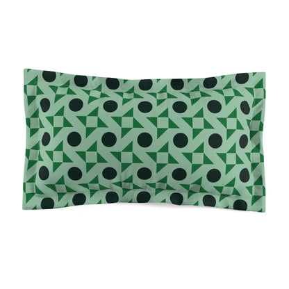 Emerald Pinwheels Basic Bedding Set