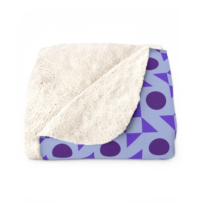 Violet Pinwheels Basic Bedding Set
