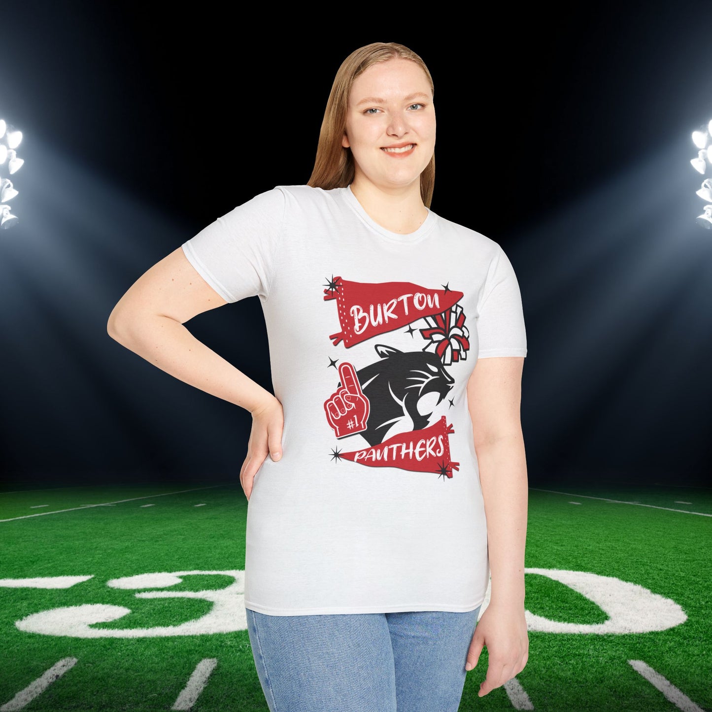 Burton Panthers #1 Adult T-shirt