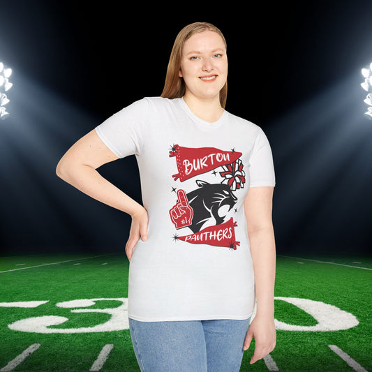 Burton Panthers #1 Adult T-shirt