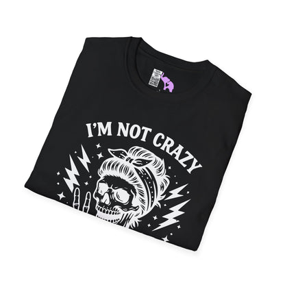 I'm Not Crazy I'm Spicy Adult T-shirt