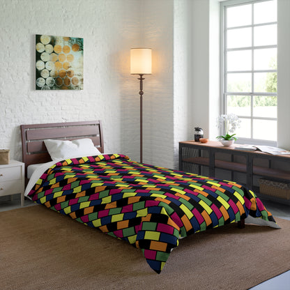 Colorful Bricks Comforter