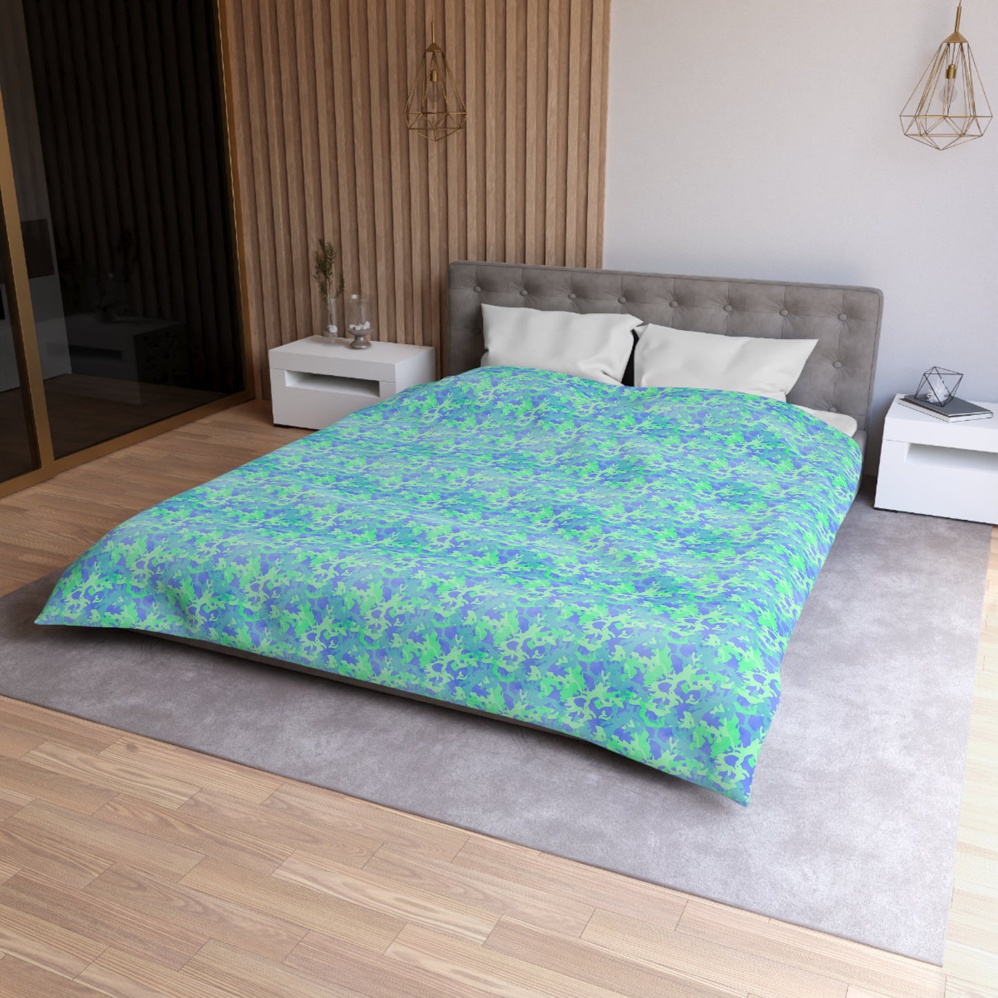 Glacier Grove Camo Microfiber Duvet Cover