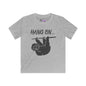 Hang On (Sloth) Kids Softstyle Tee