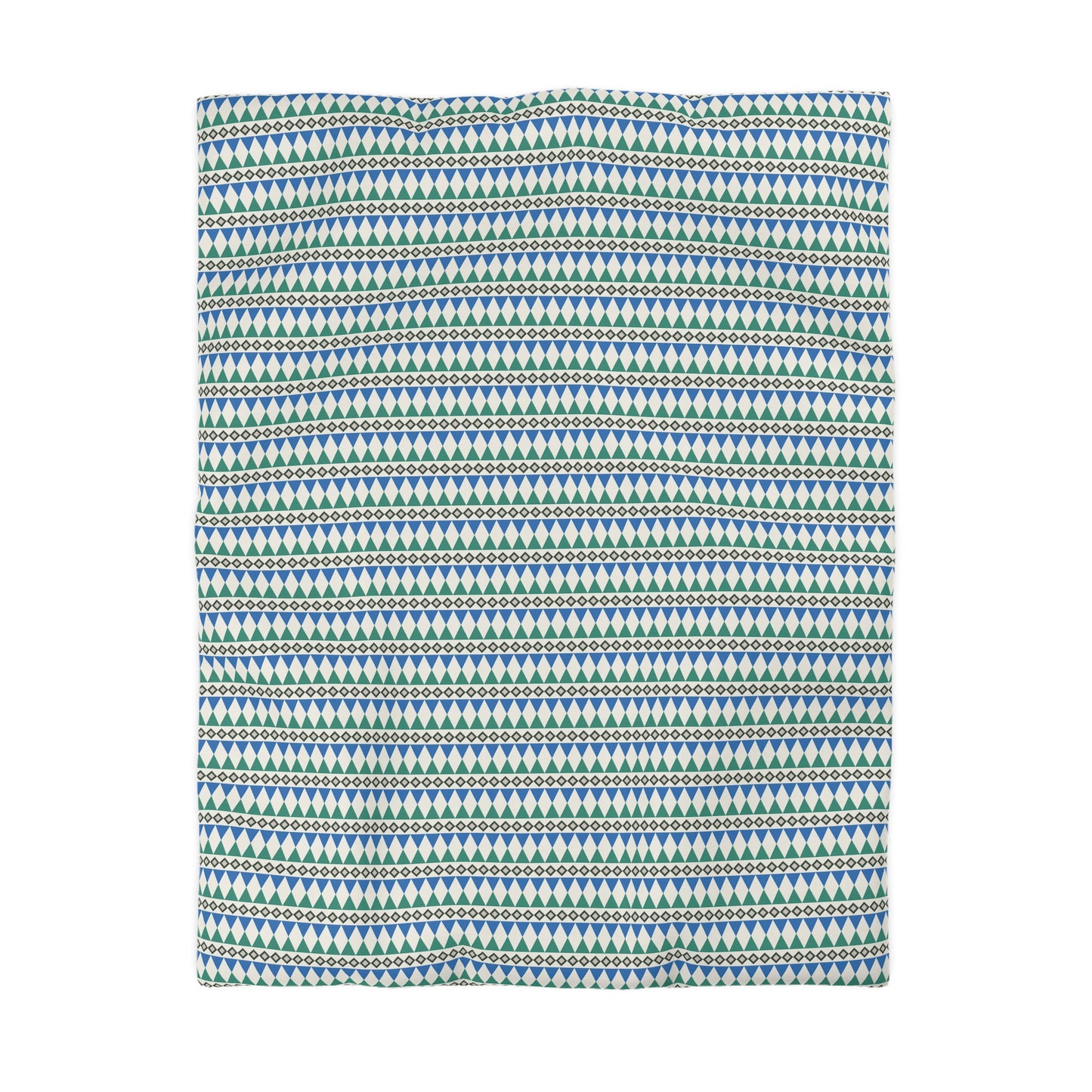 Regal Evergreen Cairn Stripes Microfiber Duvet Cover