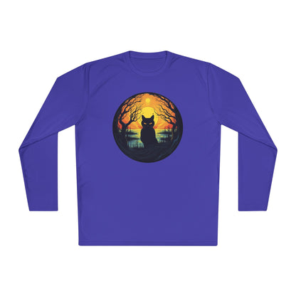 Creepy Black Cats 6 Adult Long Sleeve Tee