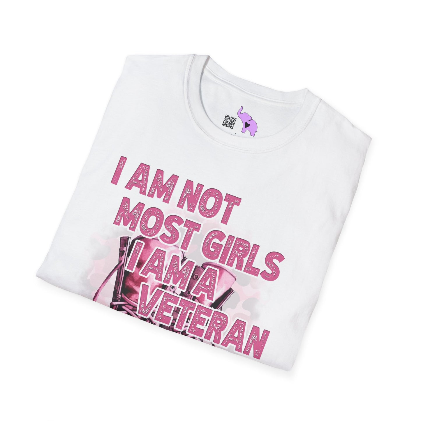 I'm Not Most Girls I Am A Veteran Adult T-Shirt