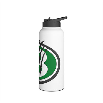 Brenham ISD Logo w/Claw Marks Stainless Steel Water Bottle