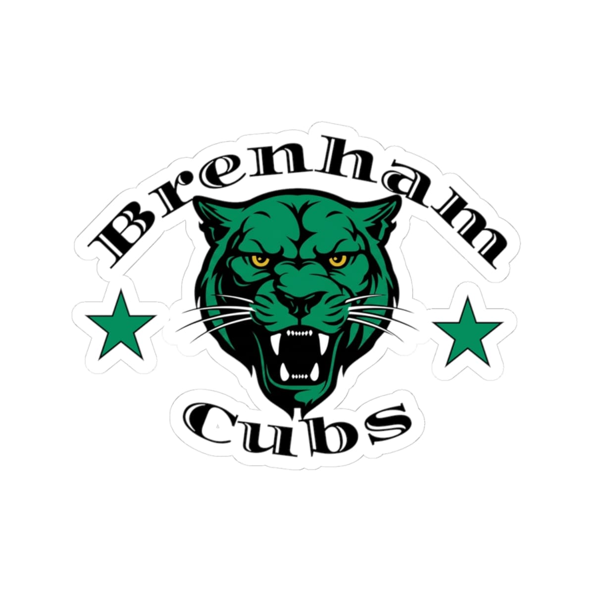 Brenham Cubs Classic, Black Kiss-Cut Decal