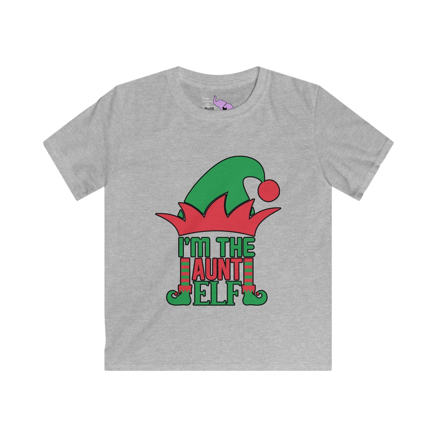 I'm The Aunt Elf Youth Softstyle Tee