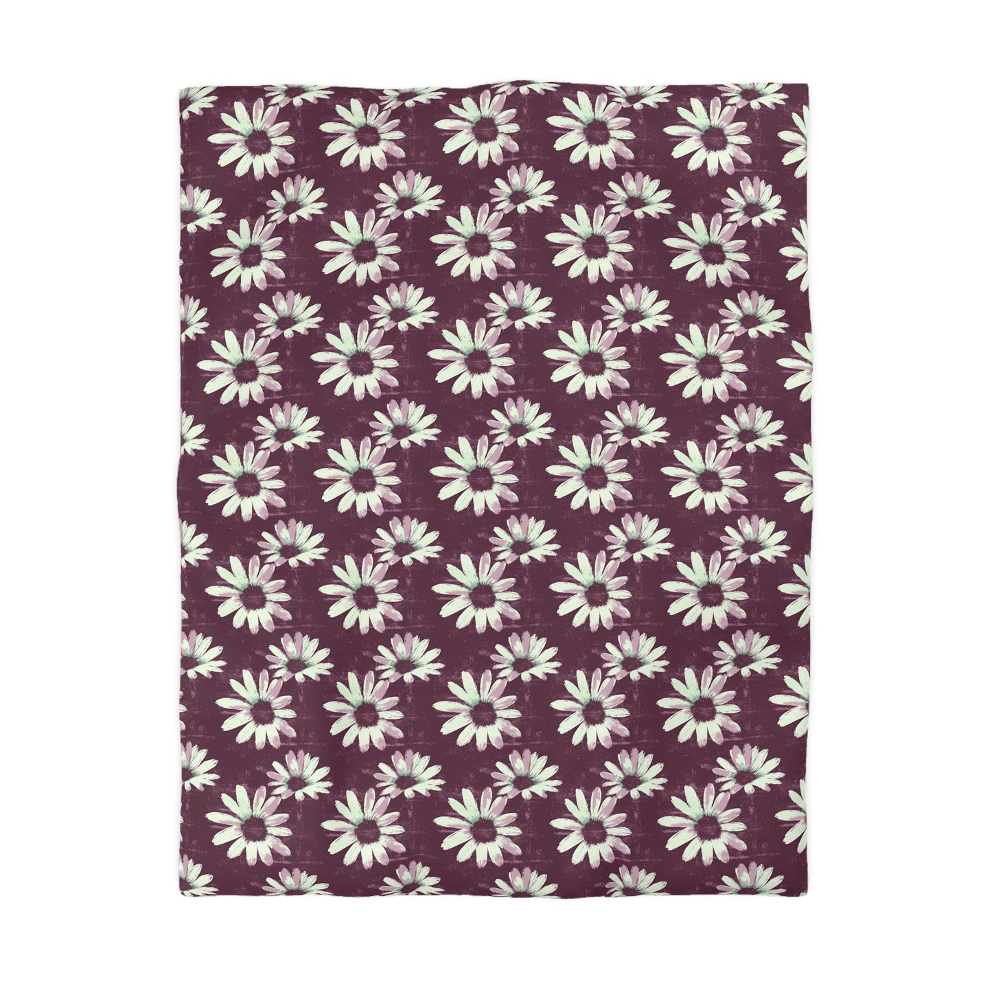 Purple Tide Petals Microfiber Duvet Cover