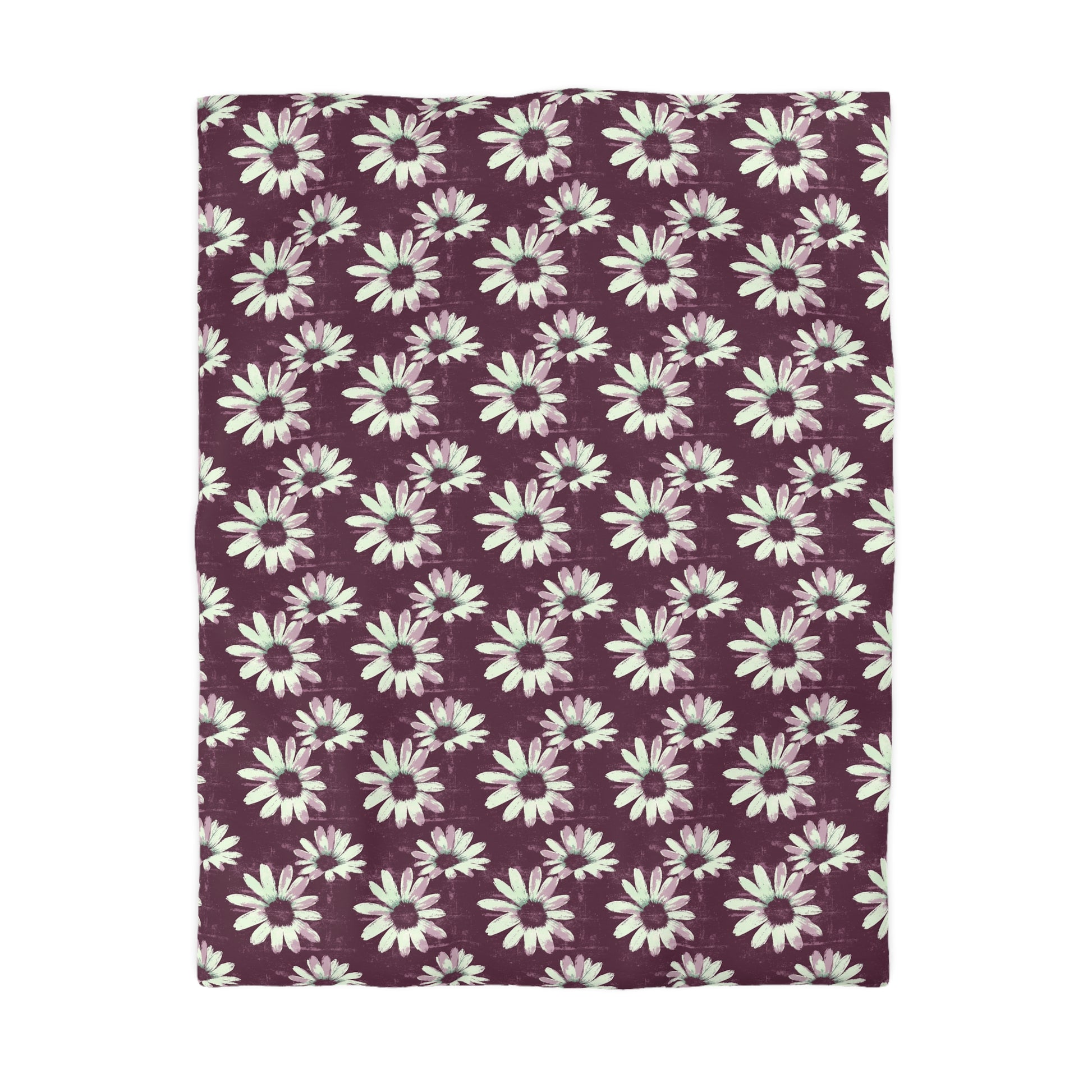 Purple Tide Petals Microfiber Duvet Cover