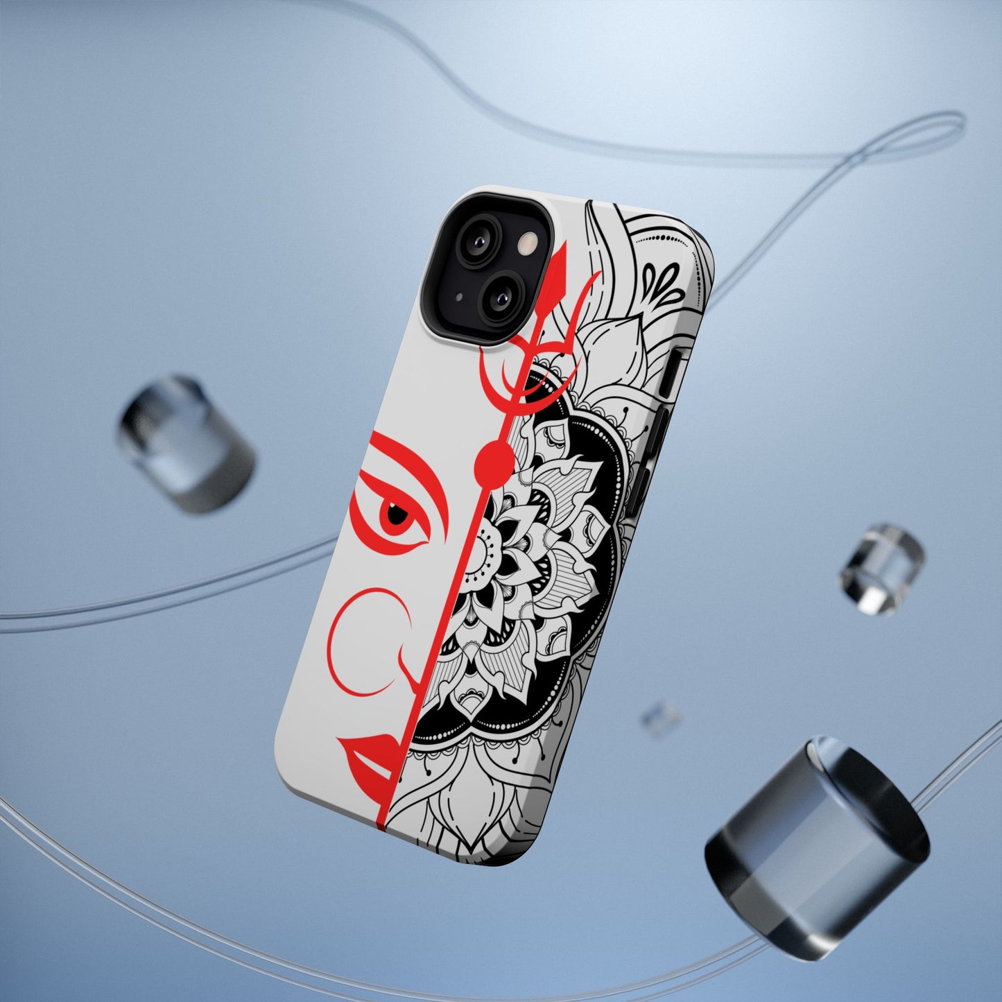 Goddess Durga Mata w/Manala MagSafe® Compatible Tough Case for iPhone