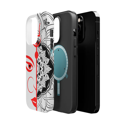 Goddess Durga Mata w/Manala MagSafe® Compatible Tough Case for iPhone