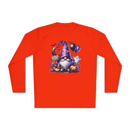 Trick or Treat Witchy Gnome Adult Long Sleeve Tee