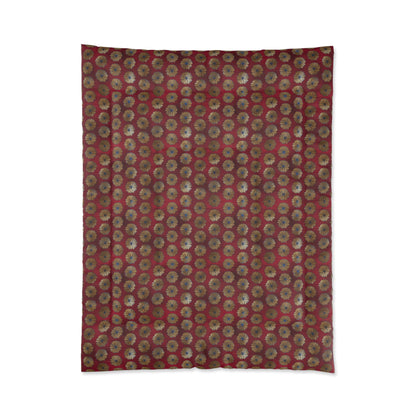 Majestic Crimson Daisies Basic Bedding Set