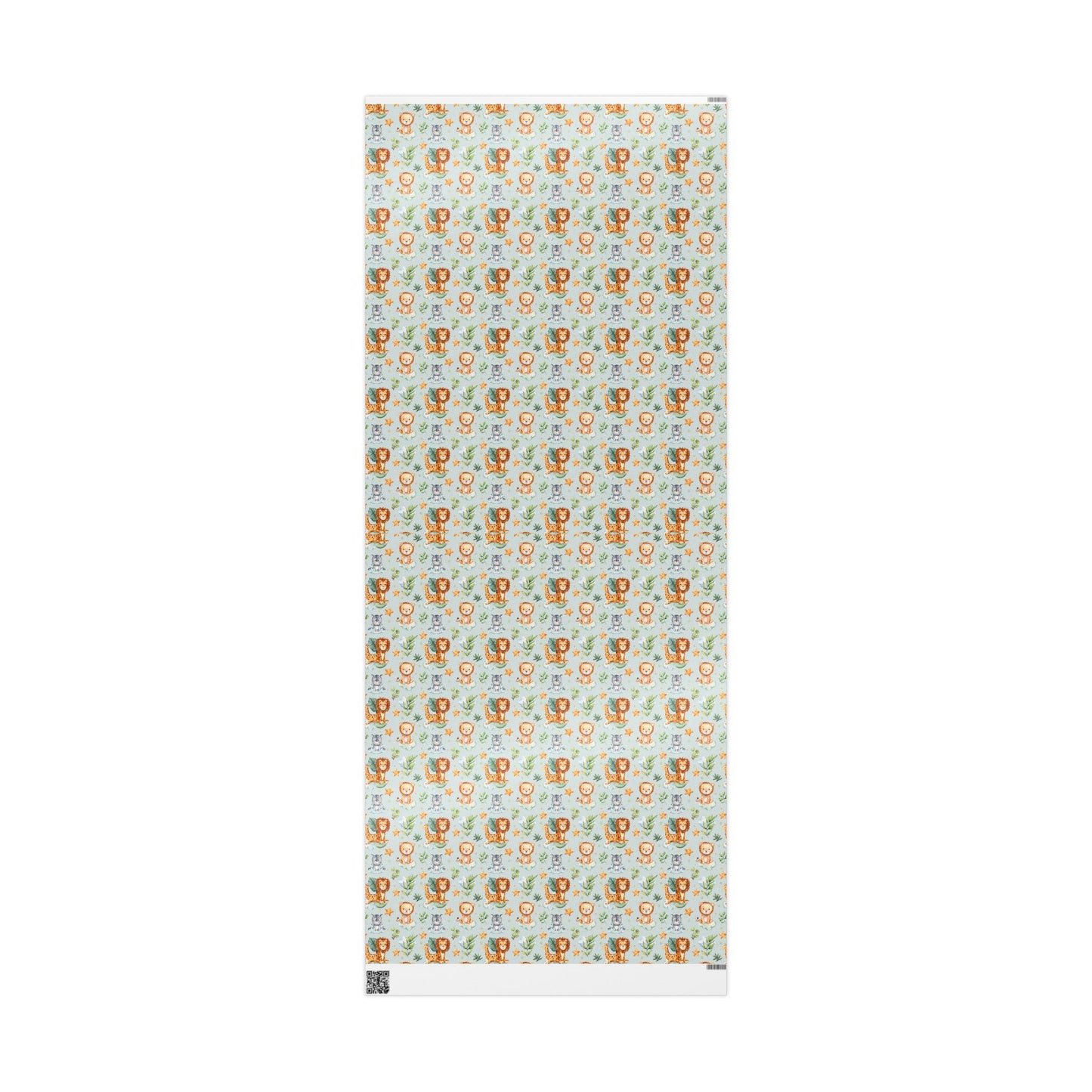 Cute Safari Animals Wrapping Paper