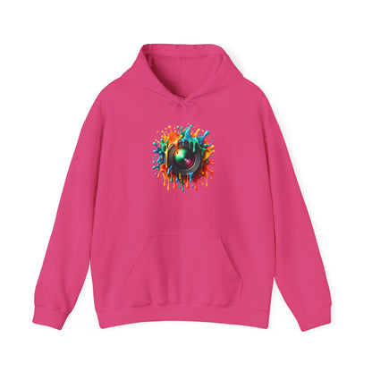 Colorful Cameral Lens Heavy Blend™ Hooded Sweatshirt