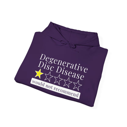 Degenerative Disc Disease 1 Star Would Not Recommend Heavy Blend™ Hooded Sweatshirt