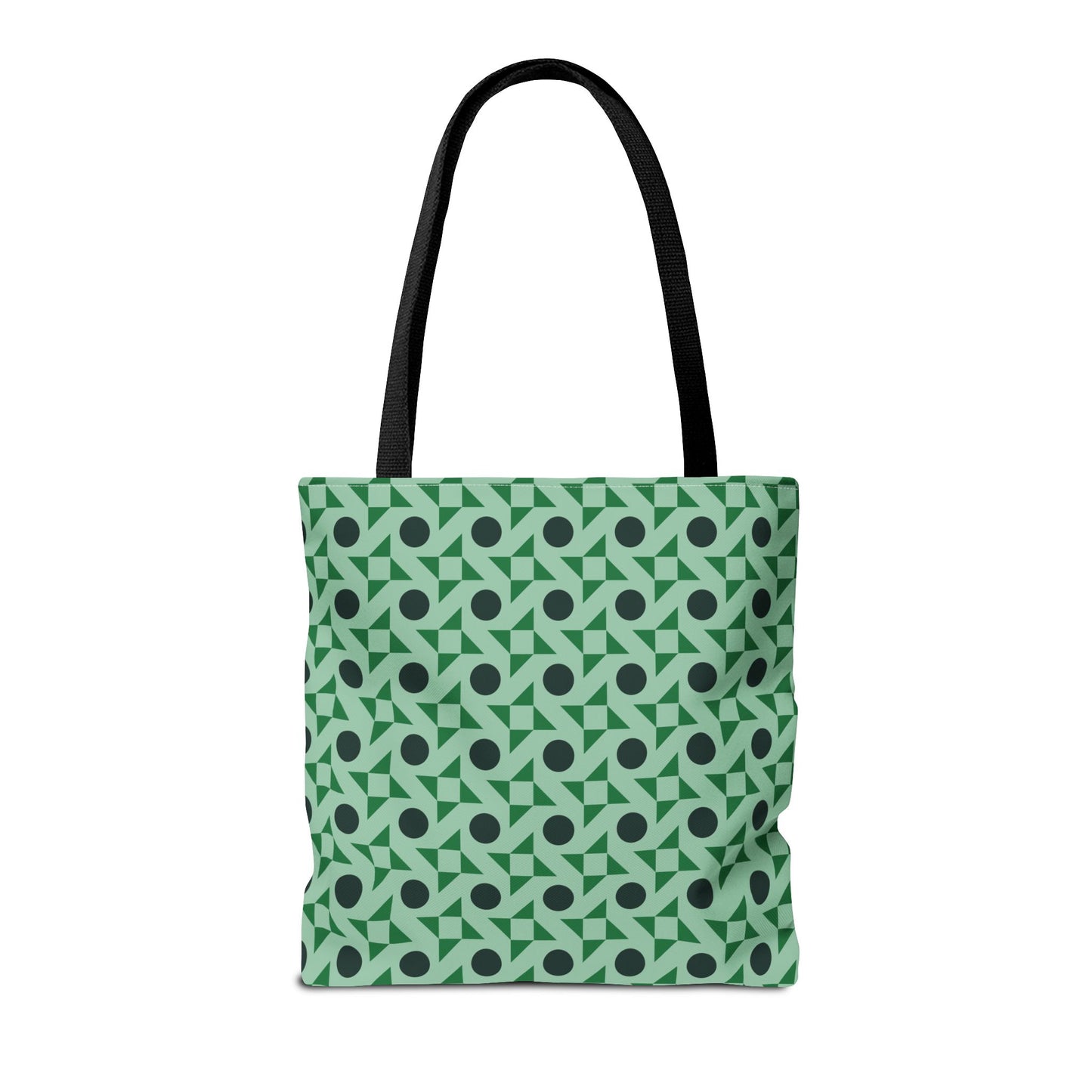 Emerald Pinwheels Canvas Tote Bag
