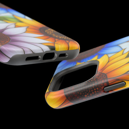 Colorful Sunflowers MagSafe® Compatible Tough Case for iPhone