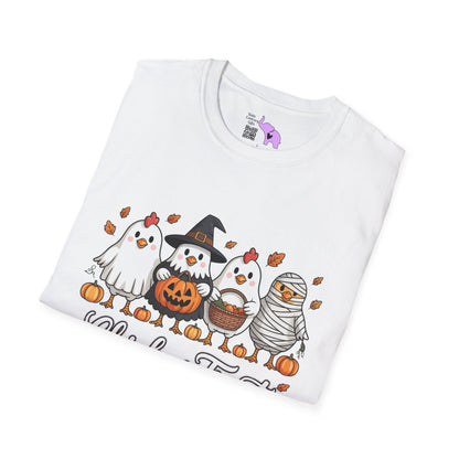 Chick or Treat Adult T-shirt
