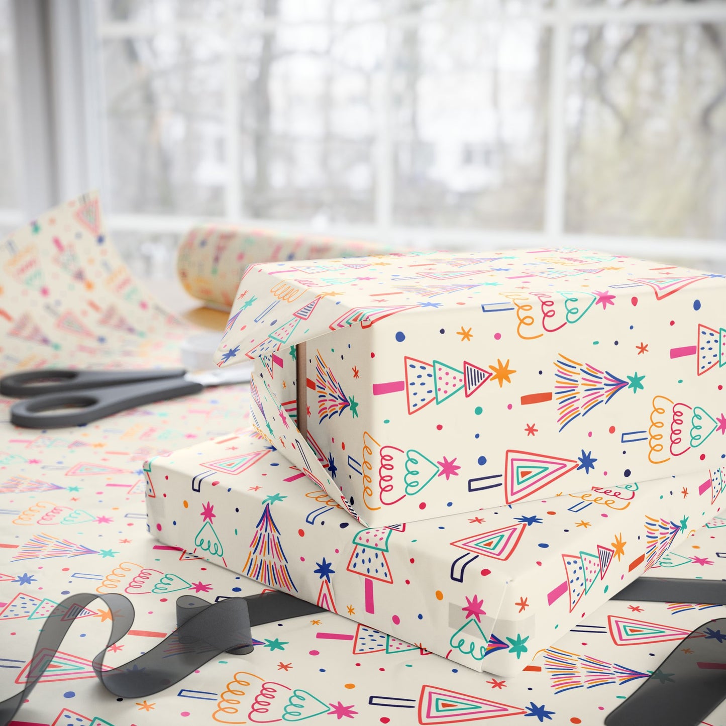Peaceful Pines Wrapping Paper