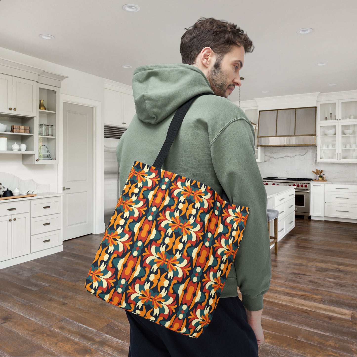 Autumn Kaleidoscope Canvas Tote Bag