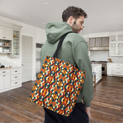 Autumn Kaleidoscope Canvas Tote Bag