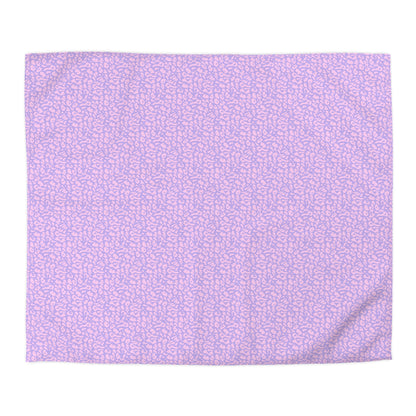 Cotton Candy Cheetah Microfiber Duvet Cover