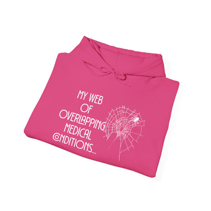 My Web of Overlapping Medical Conditions Heavy Blend™ Hooded Sweatshirt