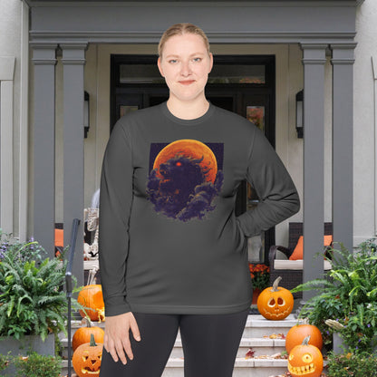 Halloween Monster Adult Long Sleeve Tee
