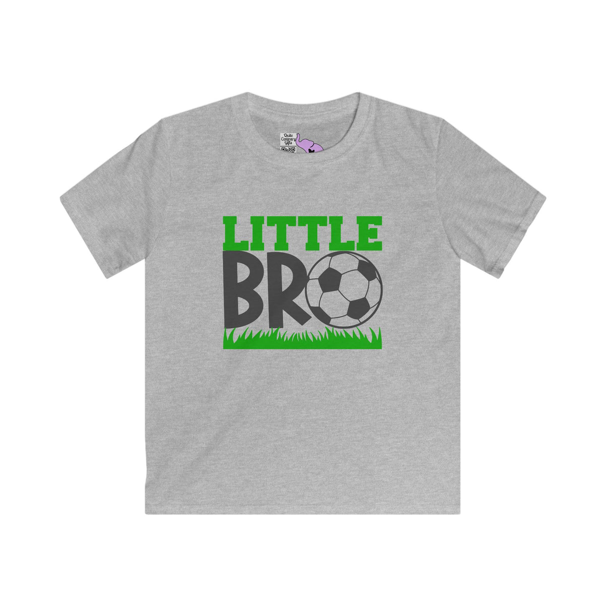 Little Bro (Soccer Ball) Youth Softstyle Tee