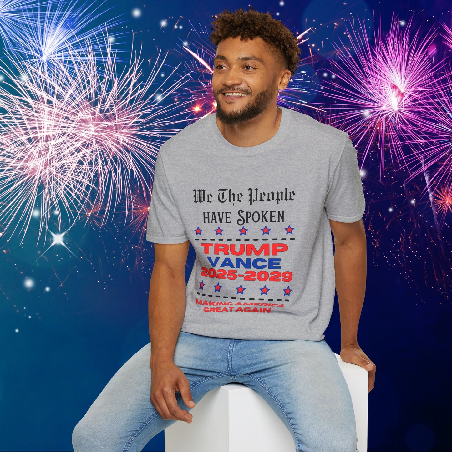 We The People Have Spoken Trump/Vance 2025-2029 Adult T-shirt