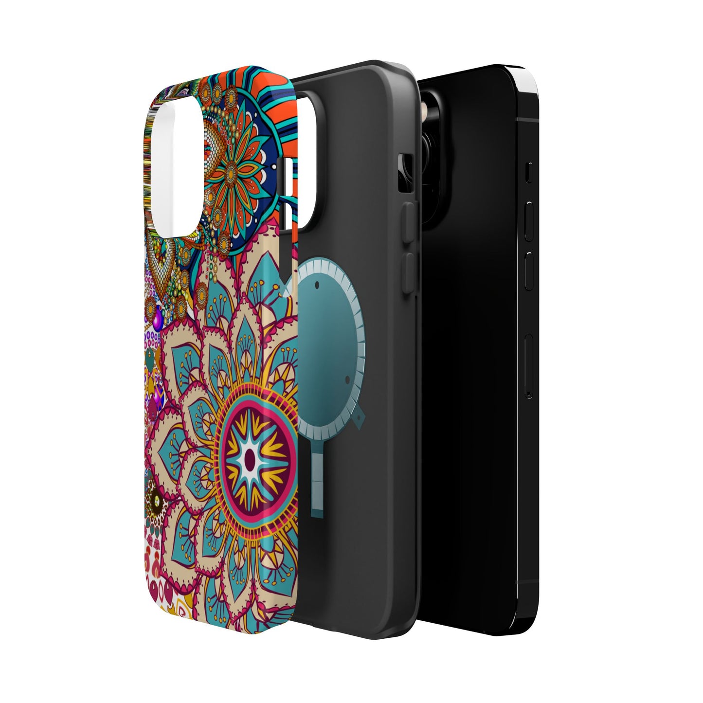 Colorful Mandala MagSafe® Compatible Tough Case for iPhone