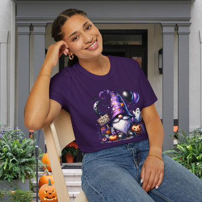 Trick or Treat Witchy Gnome Adult T-shirt
