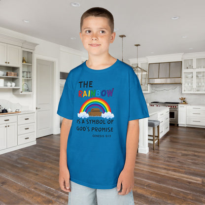 The Rainbow is A Symbol of God's Promise Kids Heavy Cotton™ Tee