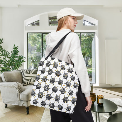 Soccer Gold Rush Canvas Tote Bag