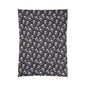 Midnight Lavender Skulls Comforter