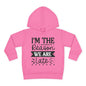 I'm The Reason We Are Late Toddler Hoodie