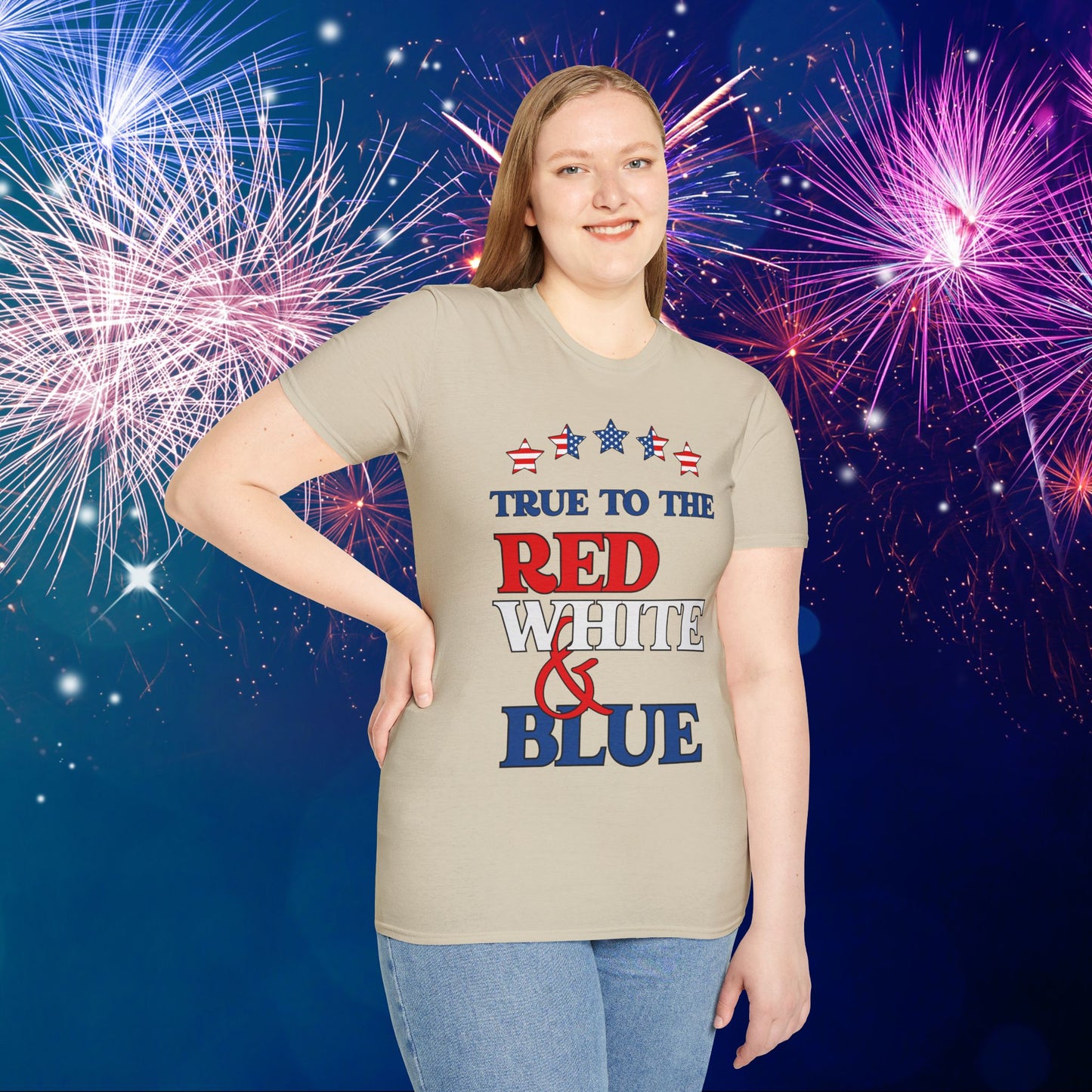 True To The Red White & Blue Adult T-shirt