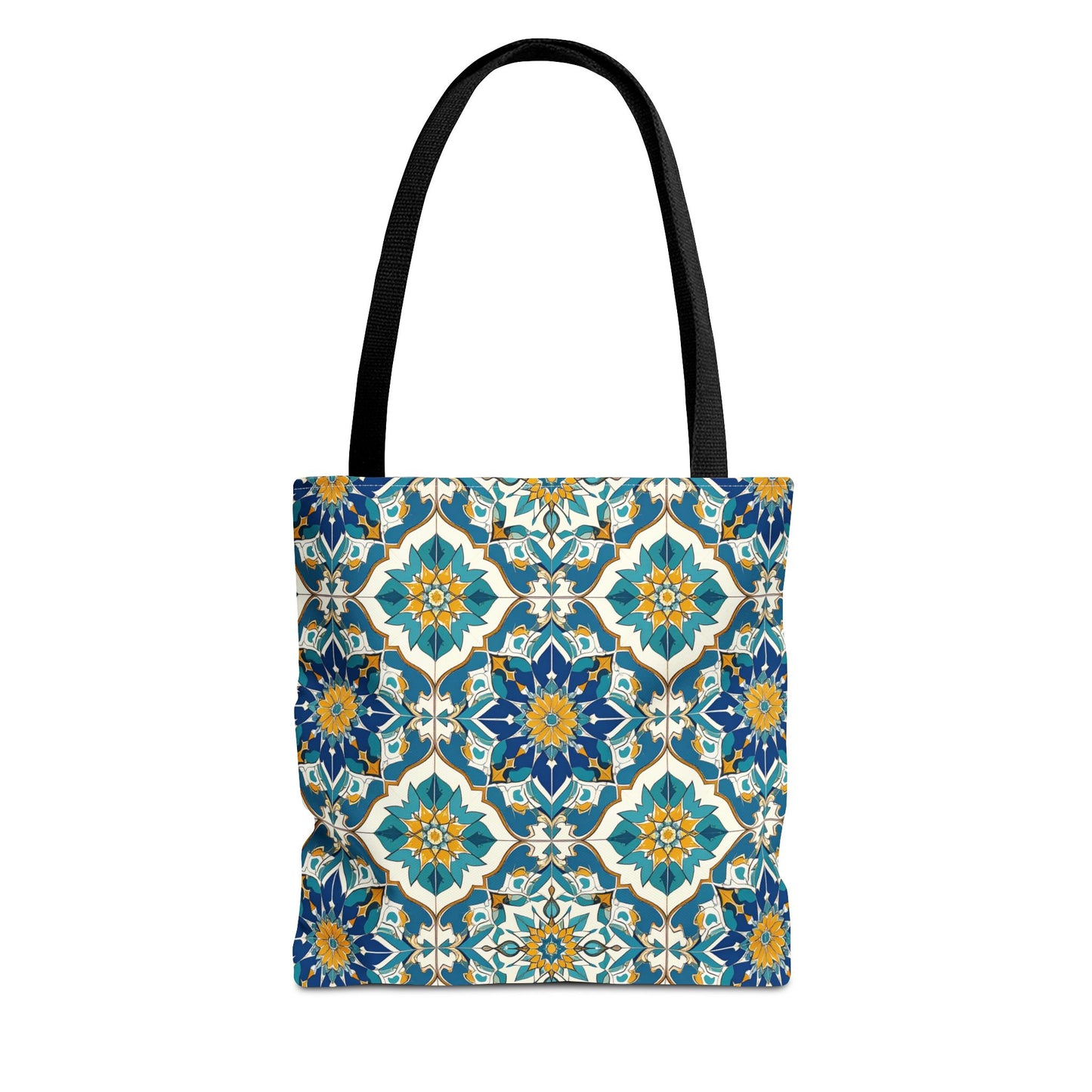 Mediterranean Lace Canvas Tote Bag
