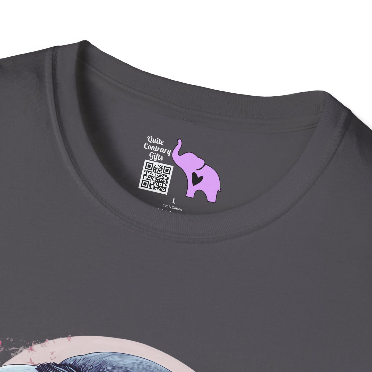 Floral Raven Adult T-shirt