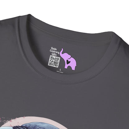 Floral Raven Adult T-shirt