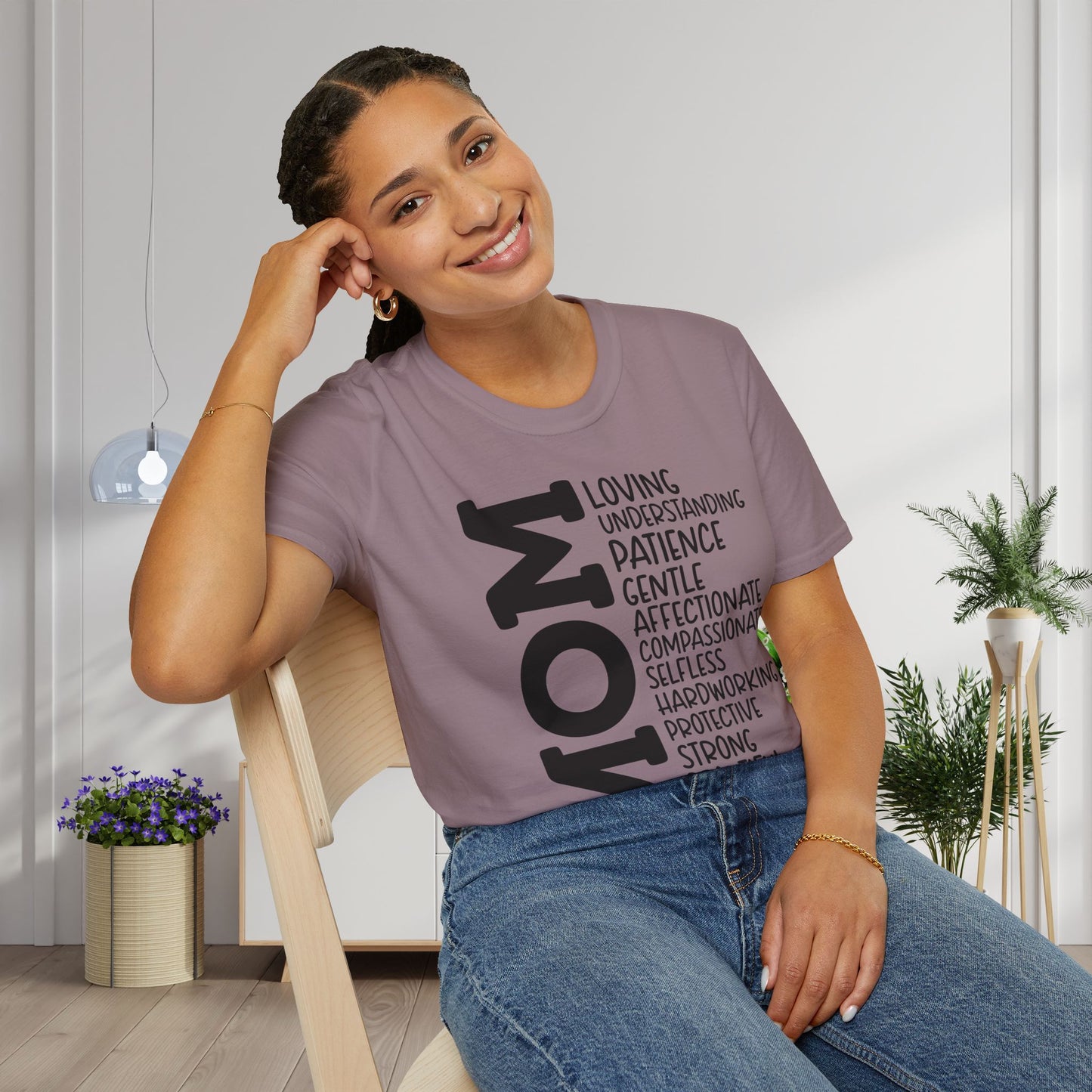 Mom Description Adult T-shirt