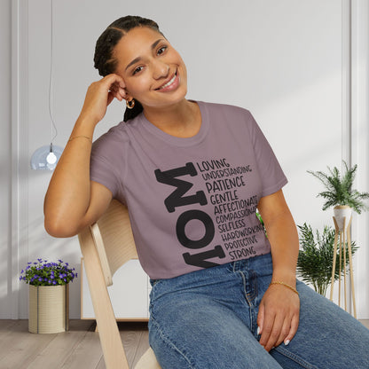 Mom Description Adult T-shirt